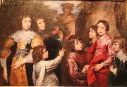 Anthony Van Dyck A Family Group painting